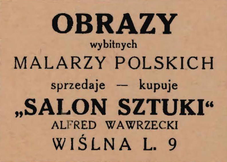 Ogłoszenie firmowe, źródło: Przewodnik teatralny na sezon 1946/47, Kraków